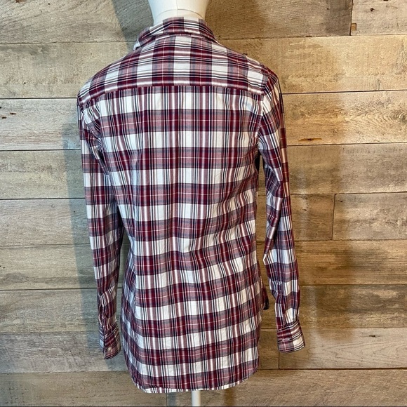 Gap women’s plaid button up boyfriend shirt ‎ in size x-small - Picture 3 of 6